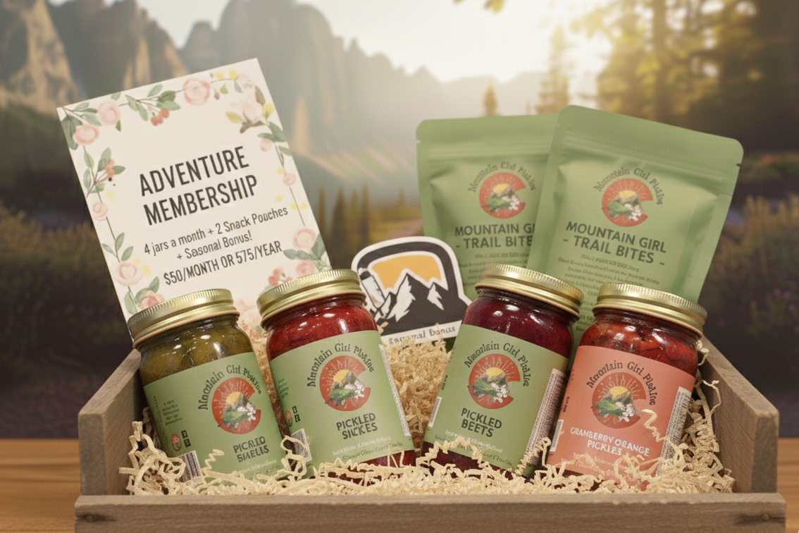 JIMWAG アニバーサリーギフトボックス Adventure Membership (Subscription Box) – Mountain Girl Pickles